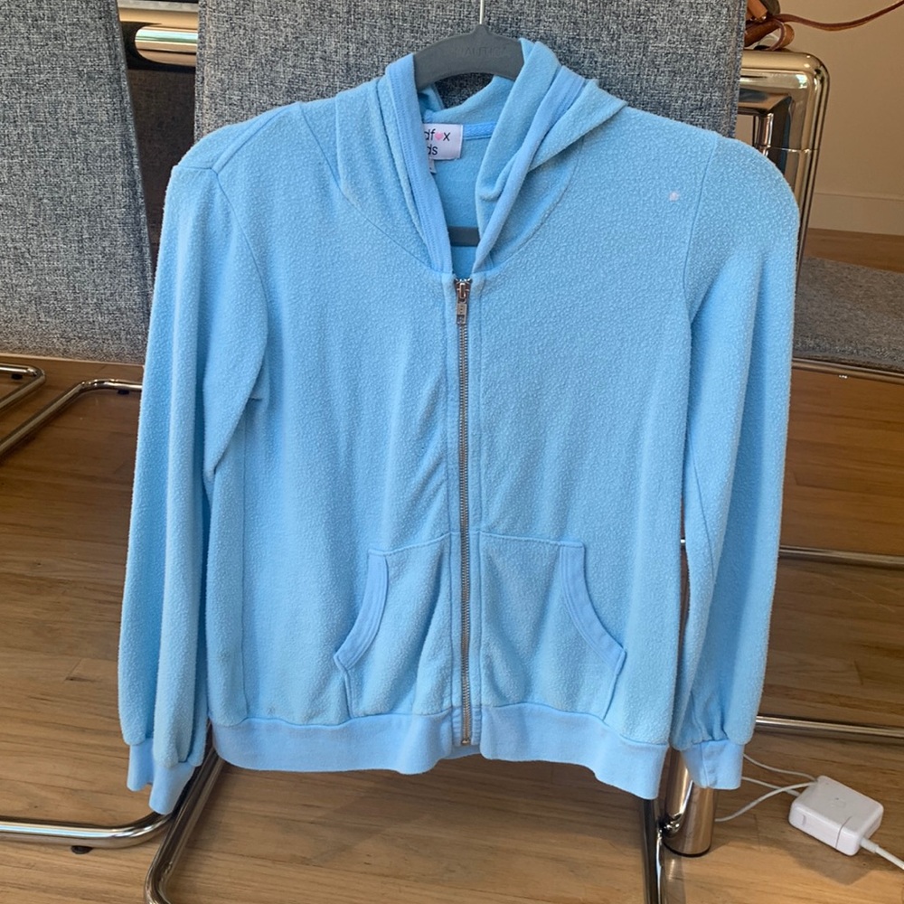 Girls blue  Wildfox sweatshirt size 7/8